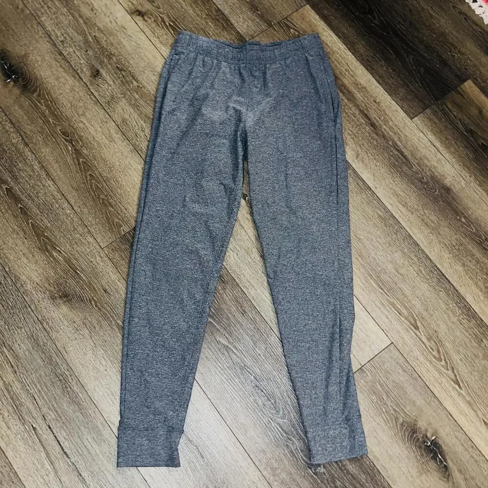 Rhone Men's Spar Jogger Pants Elastic Waist Heather Gray Size Small Petite